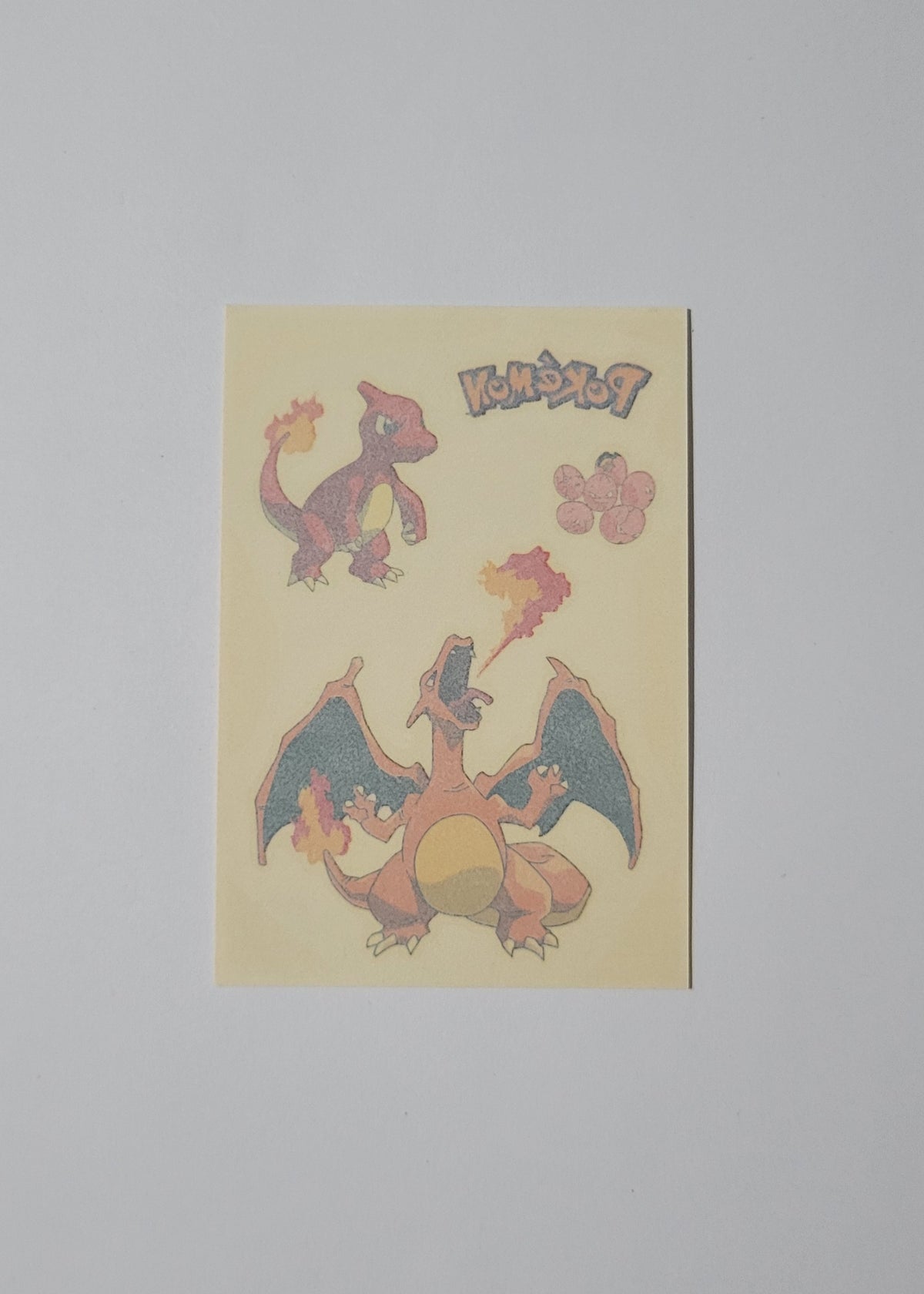 Charmeleon, Exeggcute, Charizard 8/20 - Merlin Tattoo