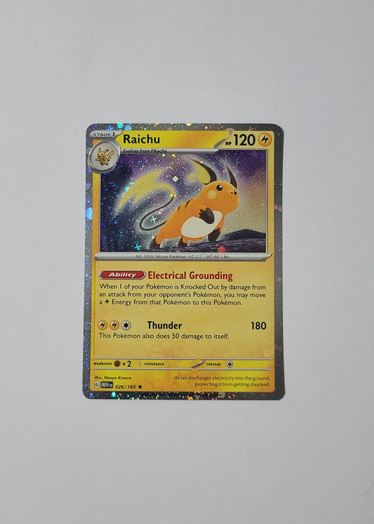 Raichu 026/165 (Cosmos Holo) - 151