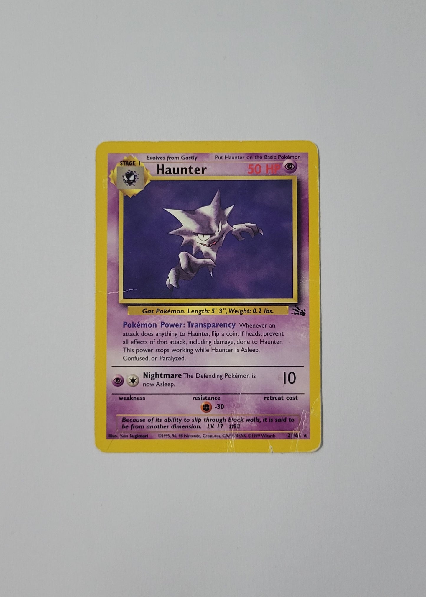 Haunter 21/62 - Fossil