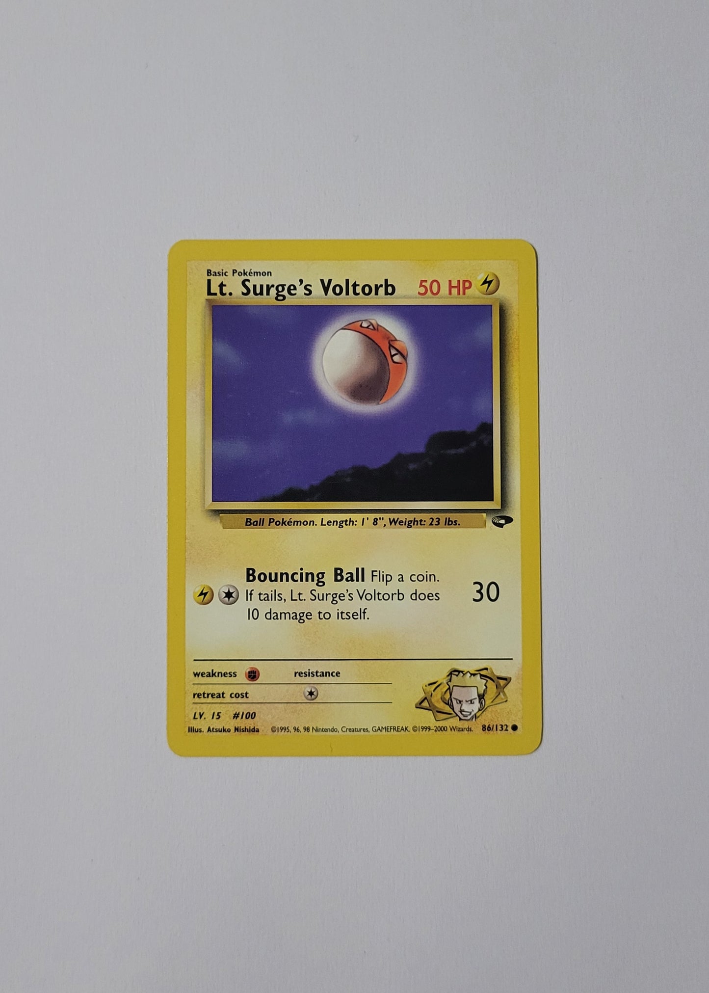 Lt. Surge's Voltorb 86/132 - Gym Challenge