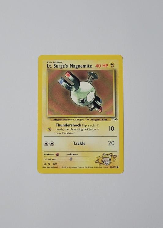 Lt. Surge's Magnemite 80/132 - Gym Challenge