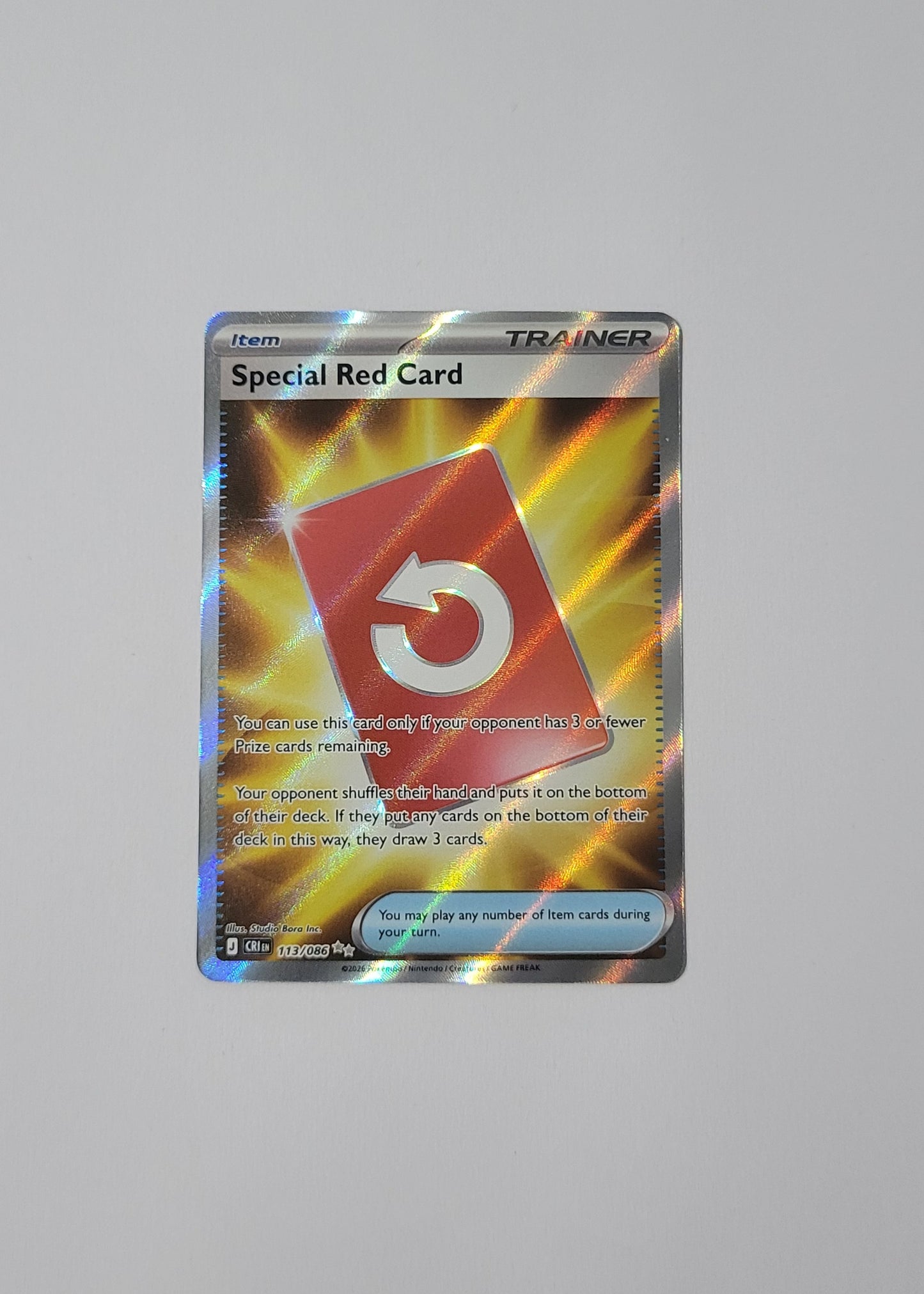 Special Red Card 113/086 - Chaos Rising