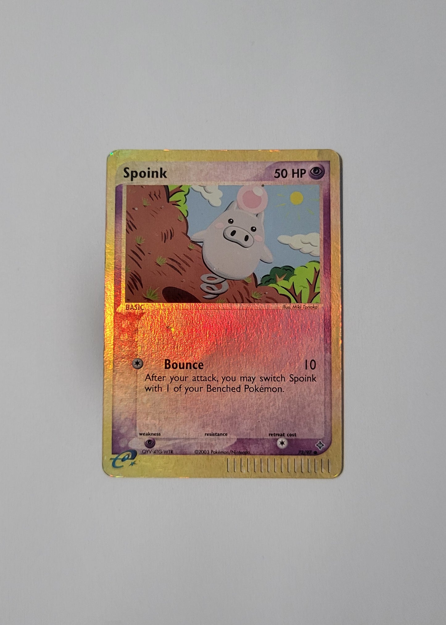 Spoink 73/97 (Reverse Holo) - EX Dragon Frontiers