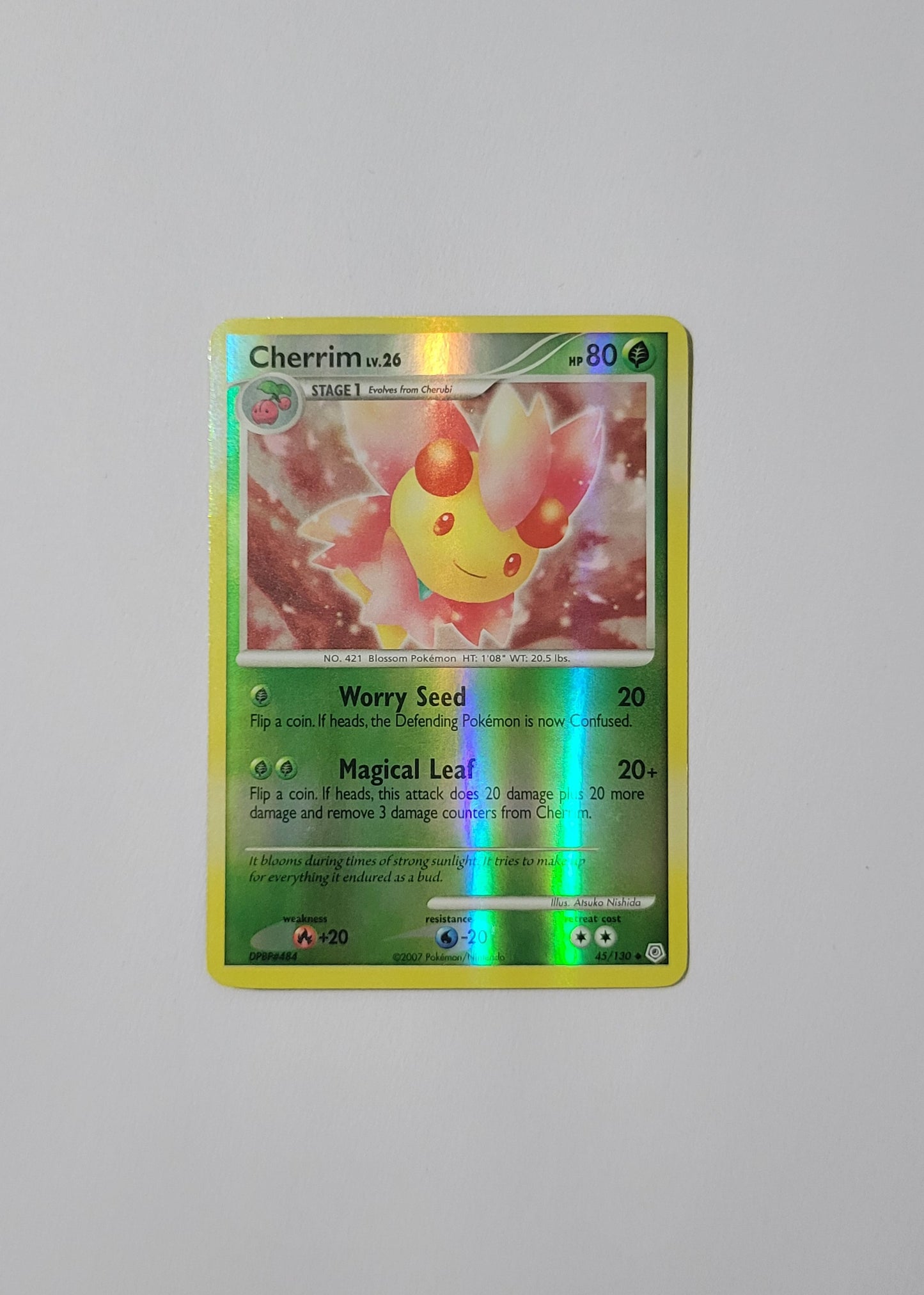 Cherrim 45/130 (Reverse Holo) - Diamond & Pearl Base Set