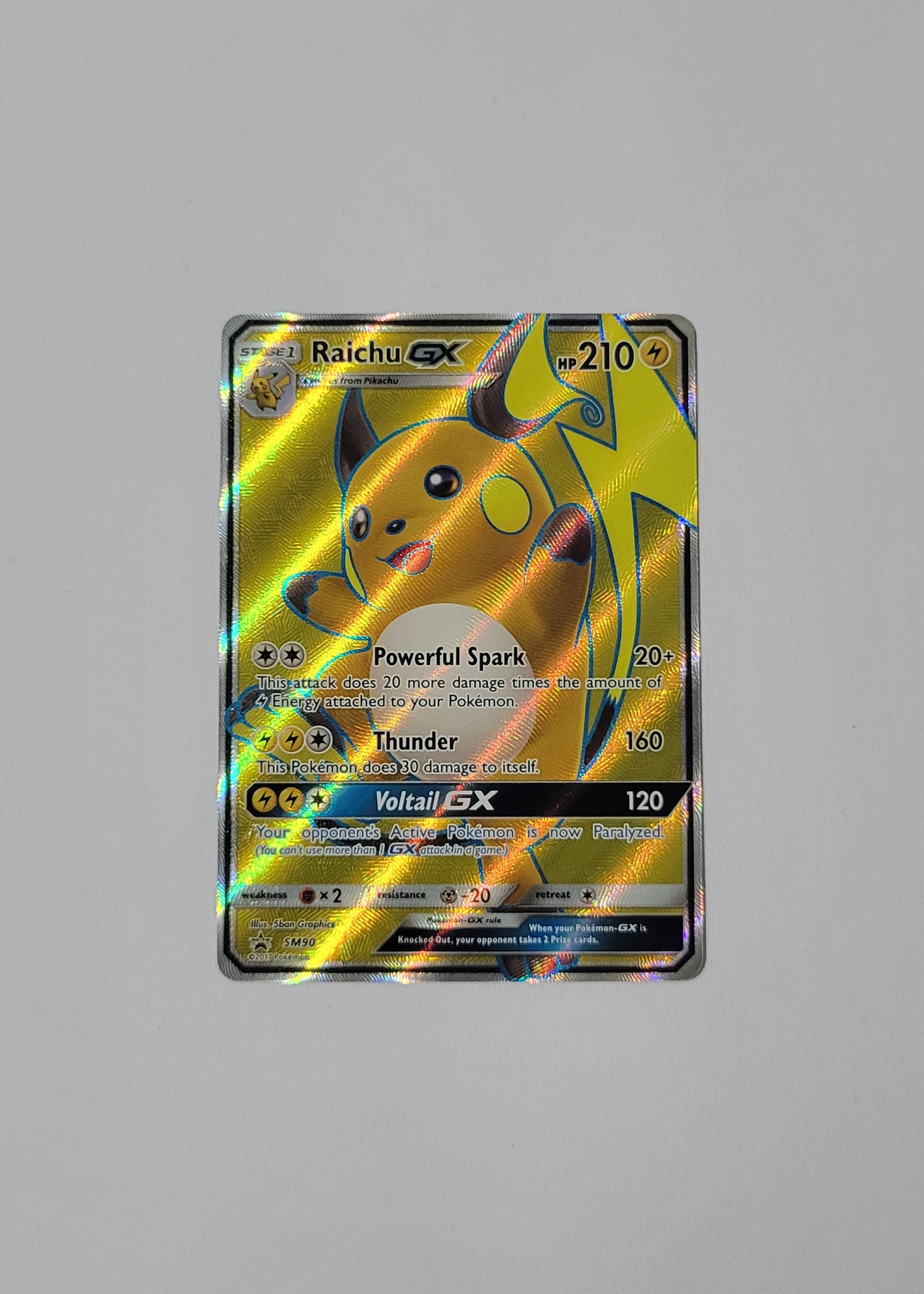 Raichu GX SM90 - Black Star Promo