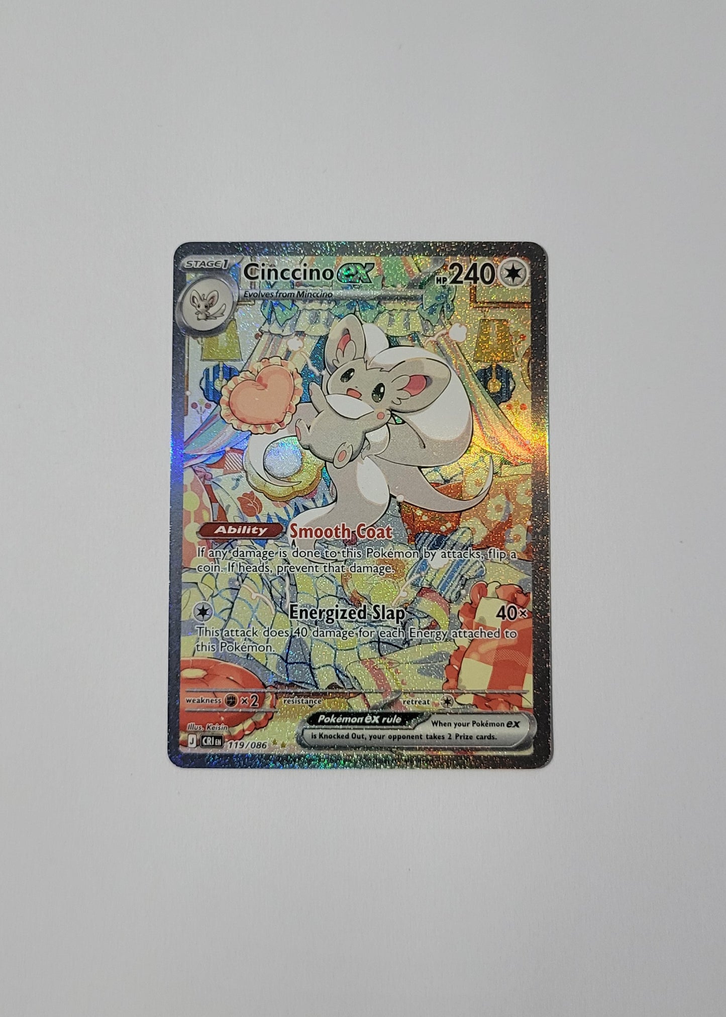 Cinccino ex 119/086 - Chaos Rising