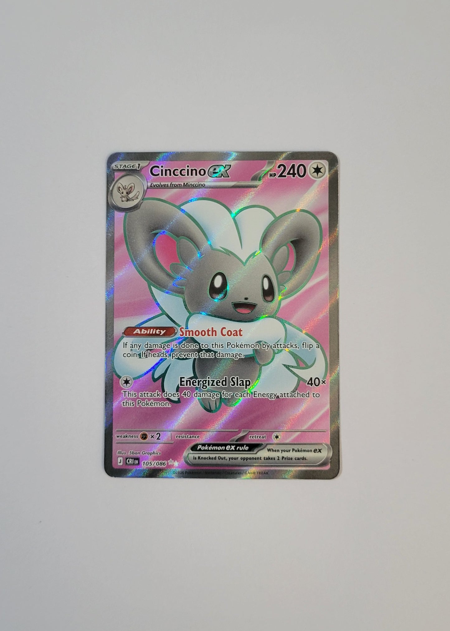 Cinccino ex 105/086 - Chaos Rising