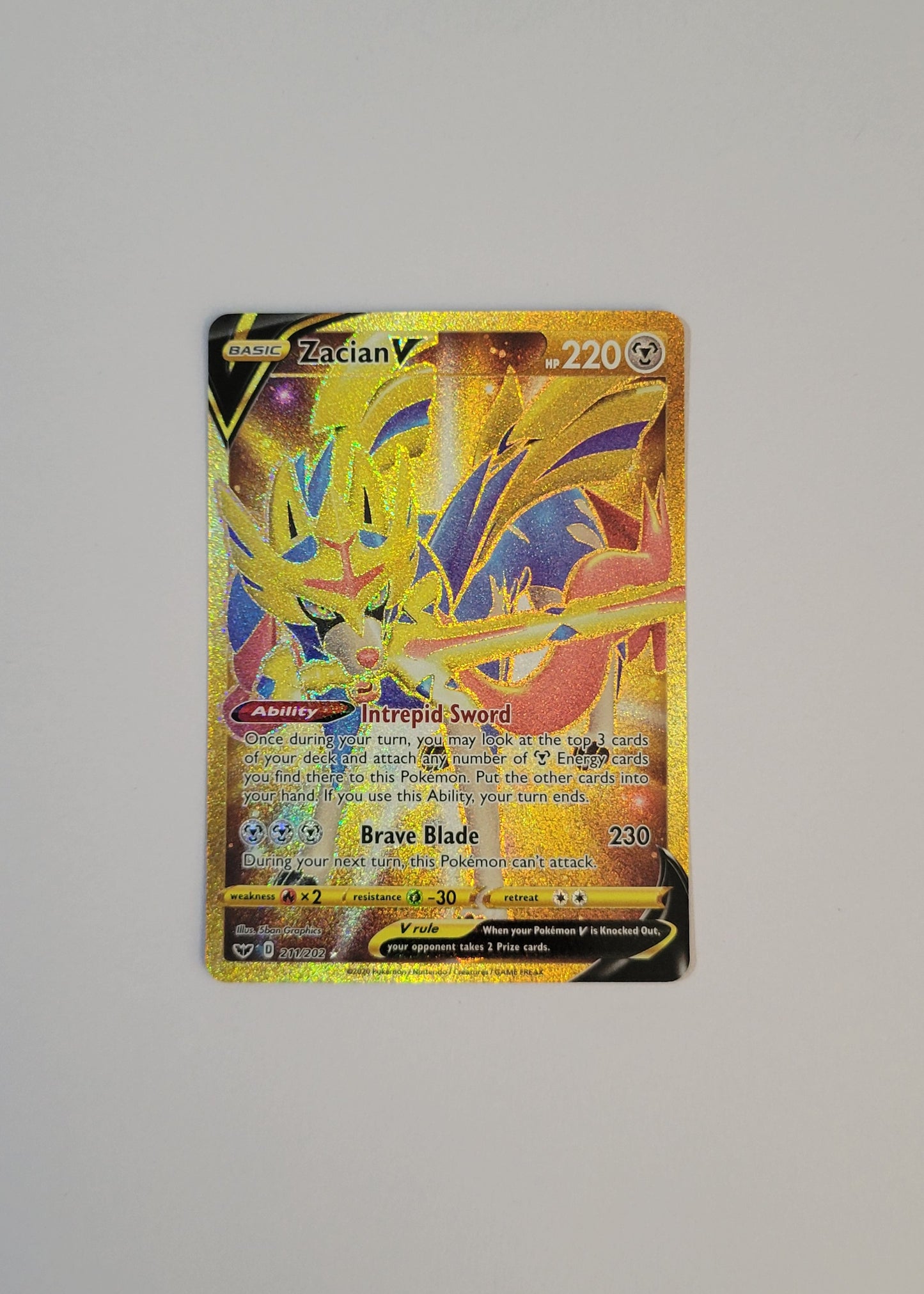 Zacian V 211/196 - Lost Origin