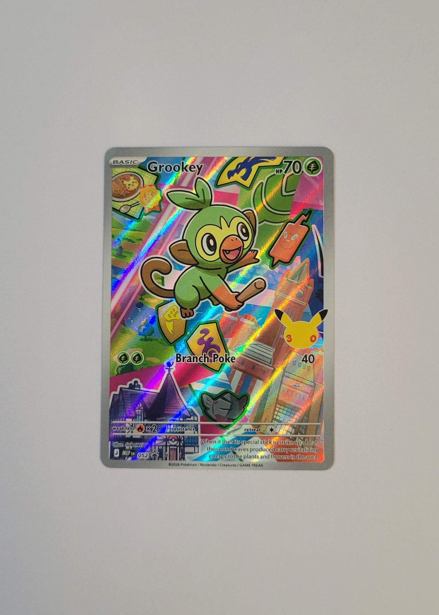 Grookey MEP052 - Black Star Promo