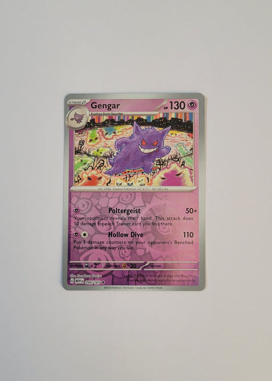 Gengar 094/165 (Reverse Holo) - 151