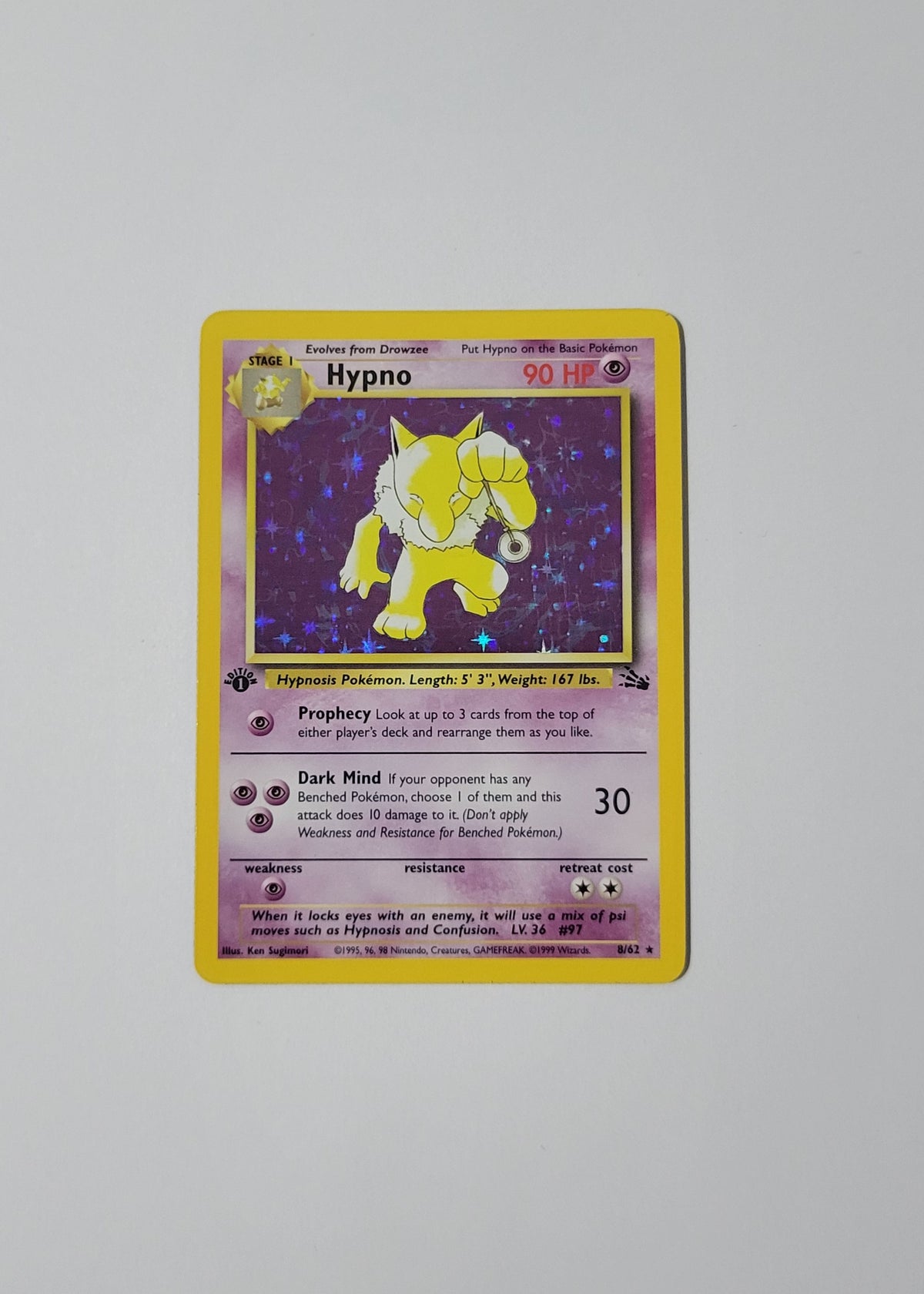 Hypno 8/62 - Fossil (1st Edition)
