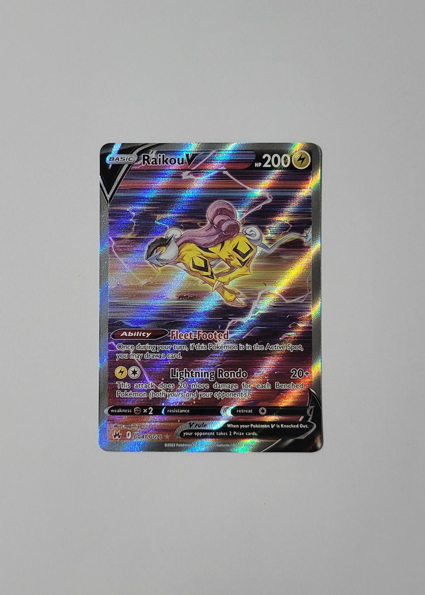 Raikou V GG41/GG70 - Crown Zenith: Galarian Gallery
