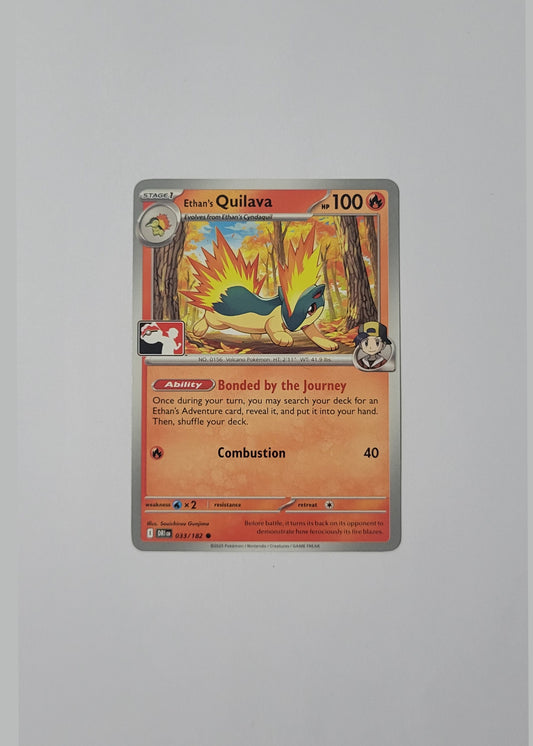 Ethan's Quilava 033/182 (Play Stamp) - Destined Rivals