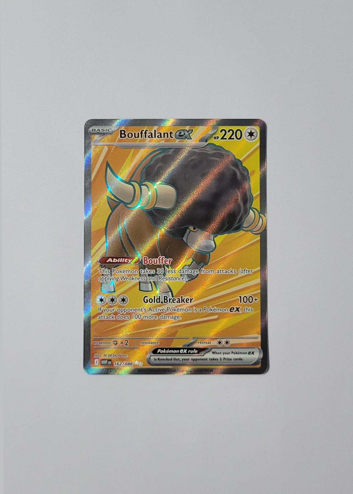 Bouffalant ex 162/086 - White Flare