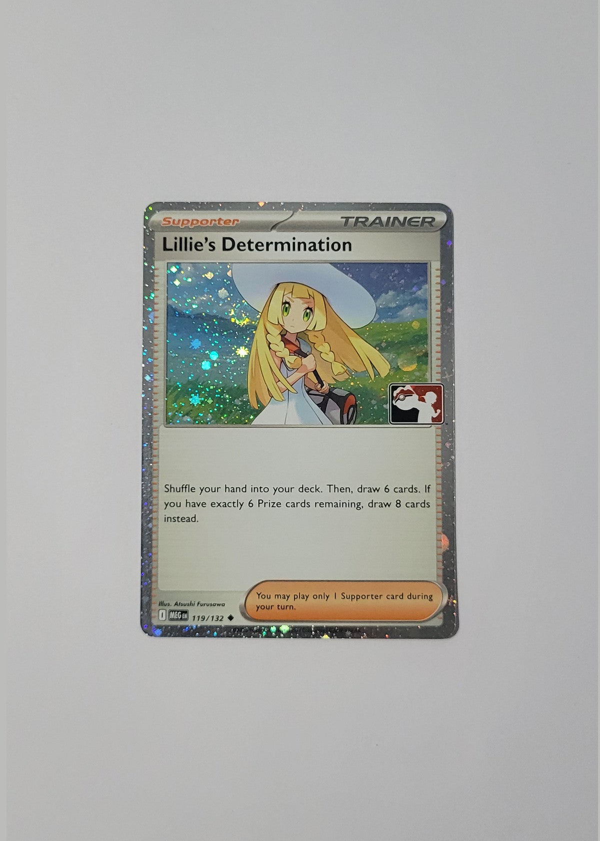 Lillie's Determination 119/132 (Cosmos Holo, Play Stamped) - Mega Evolution Base Set