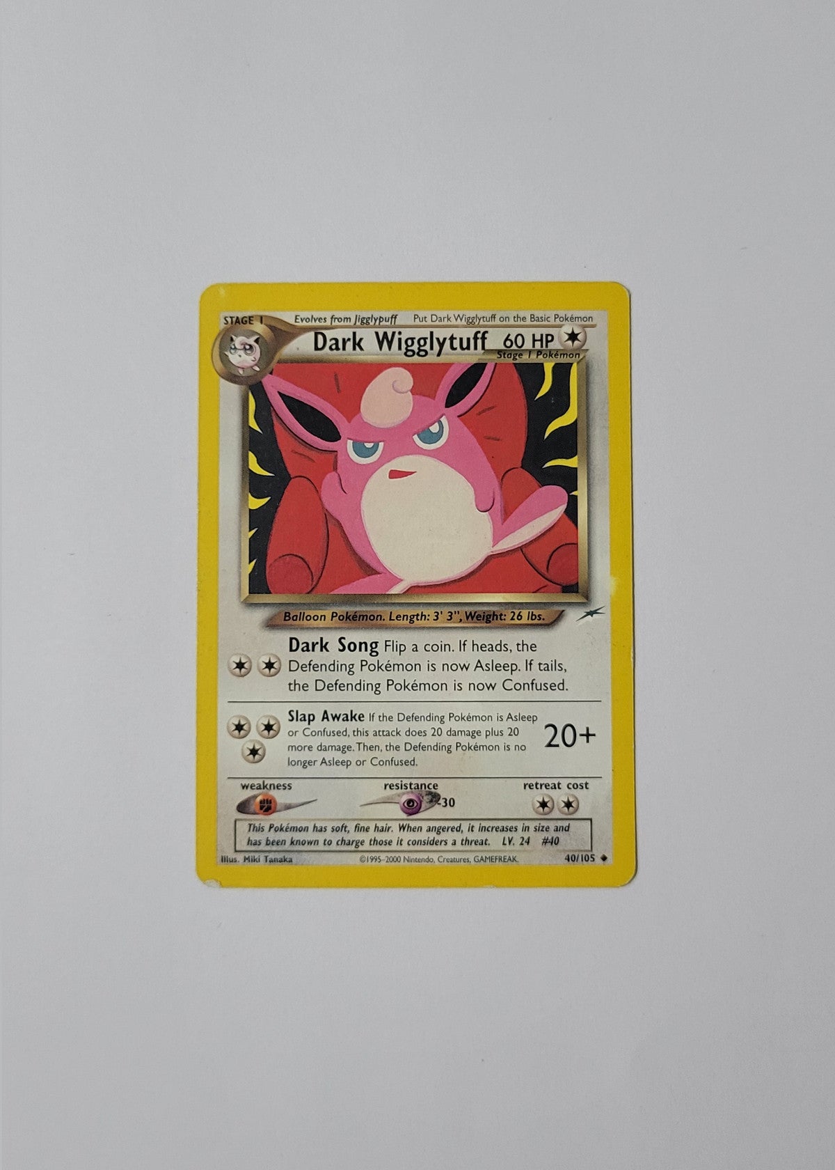 Dark Wigglytuff 40/105 - Neo Destiny