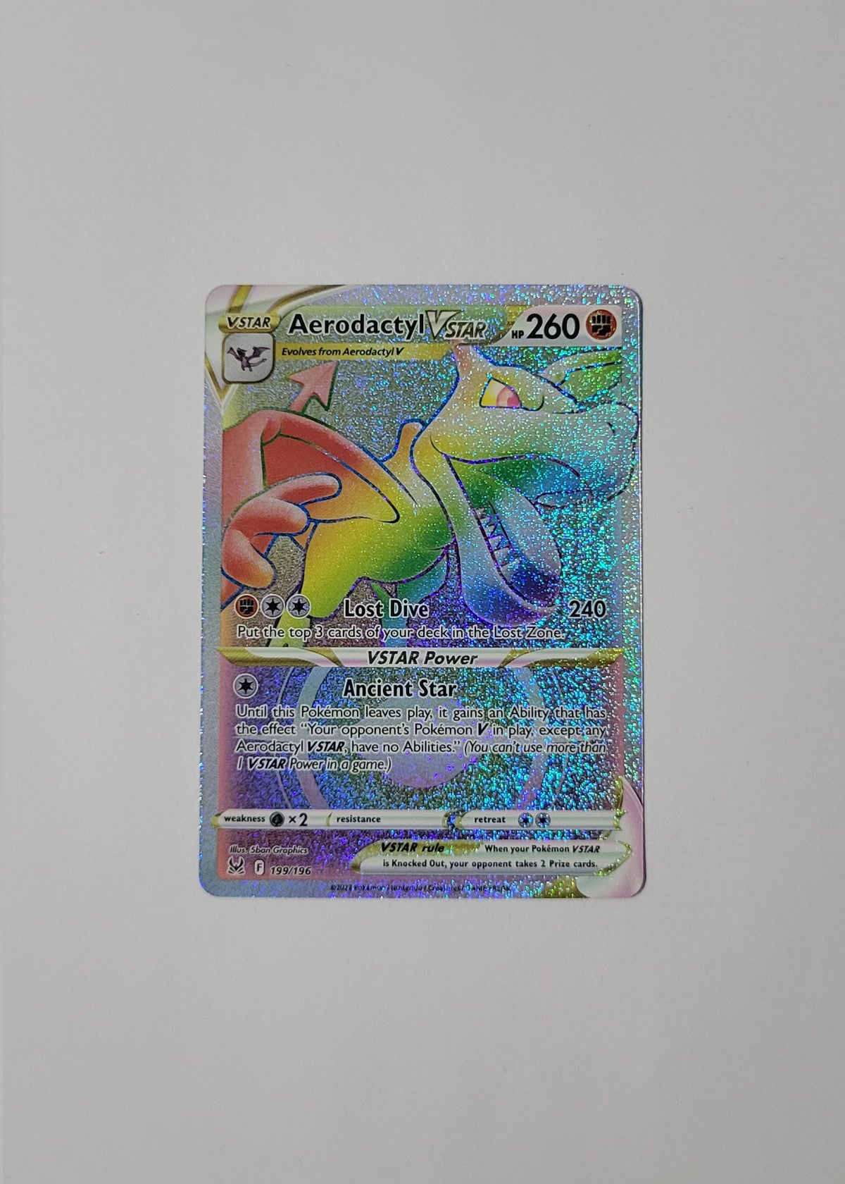Aerodactyl VSTAR 199/196 - Lost Origin