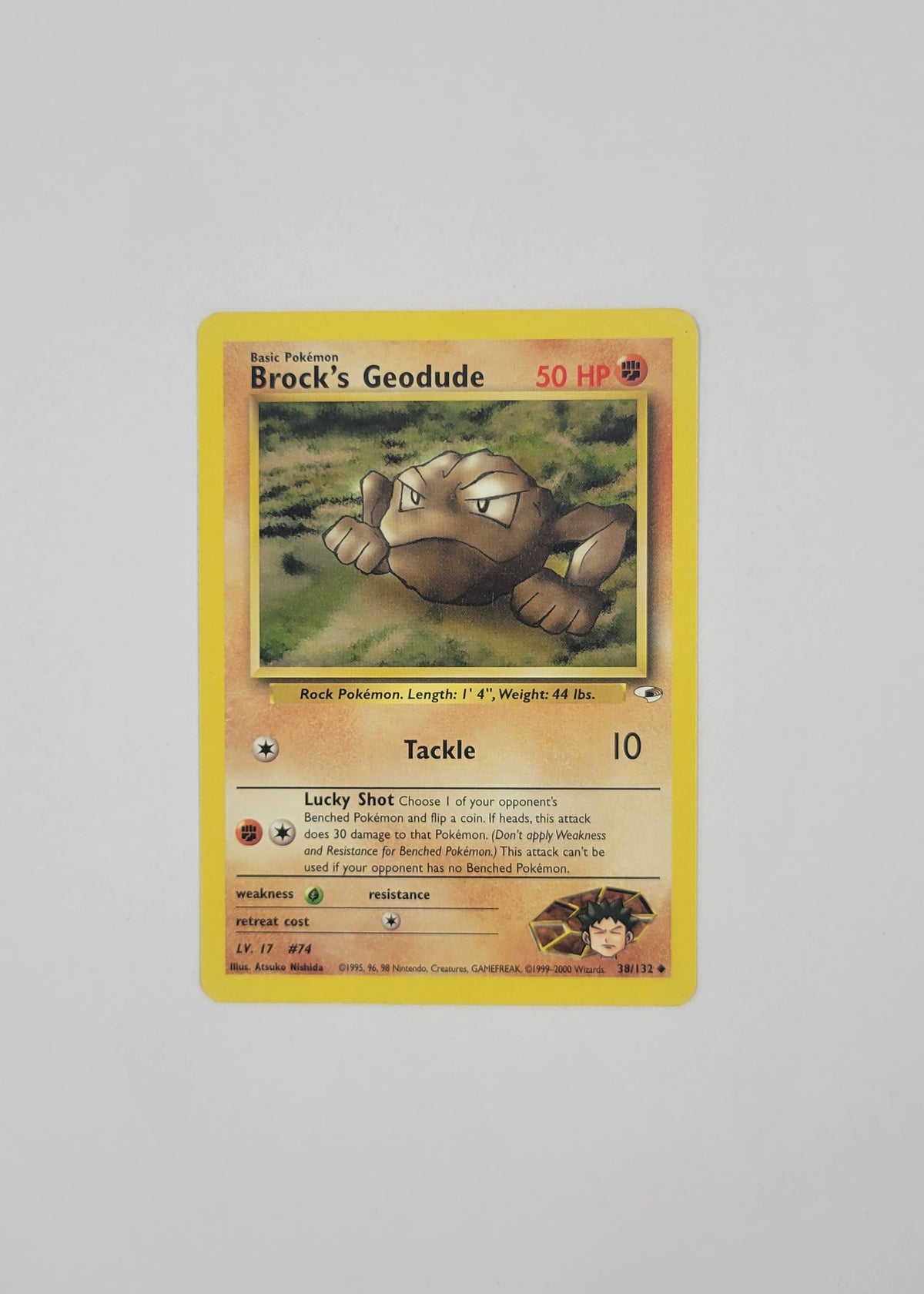 Brock's Geodude 38/132 - Gym Heroes