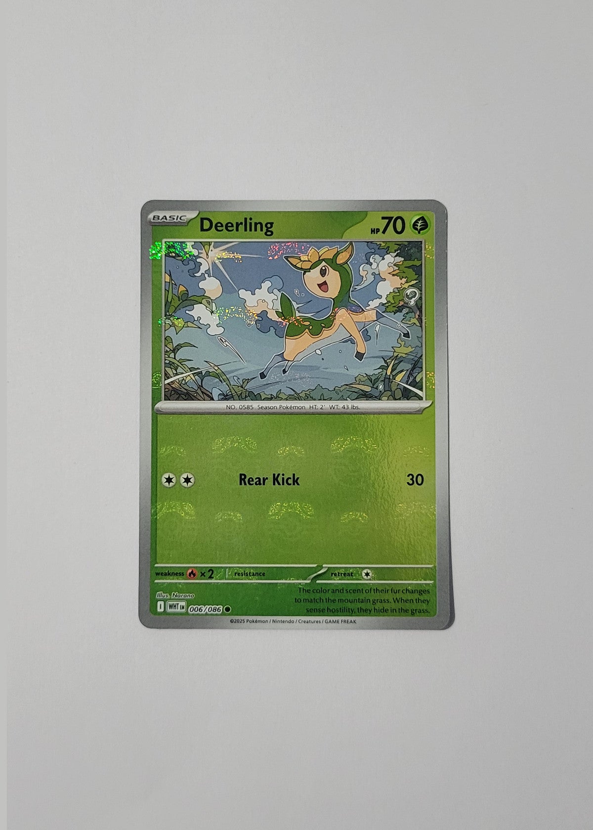 Deerling 006/086 (Master Ball) - White Flare