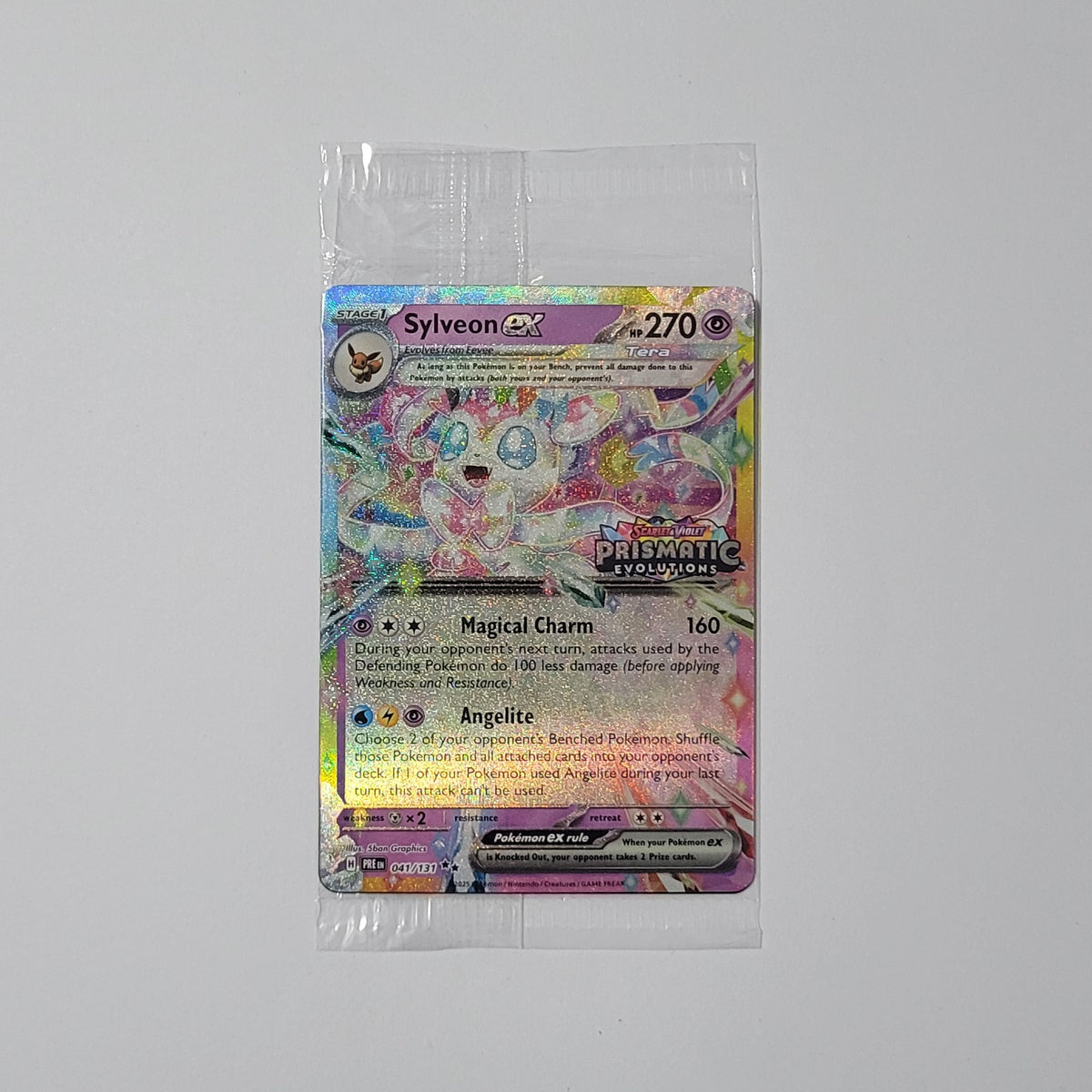 Sylveon ex 041/131 (Sealed, Stamped) - Prismatic Evolutions