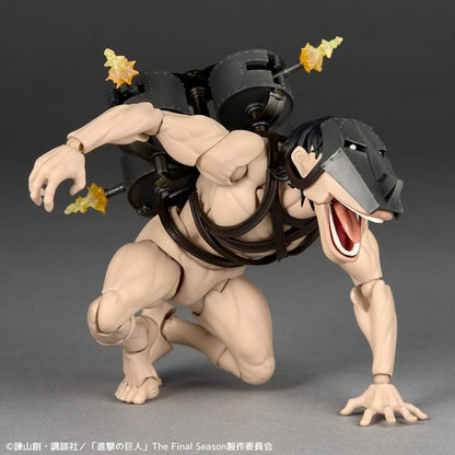 (Pre-Order) KAIYODO: Attack on Titan - Amazing Yamaguchi Cart Titan Revoltech Figure