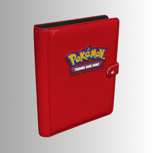 Premium Red 4-Pocket Snap Binder