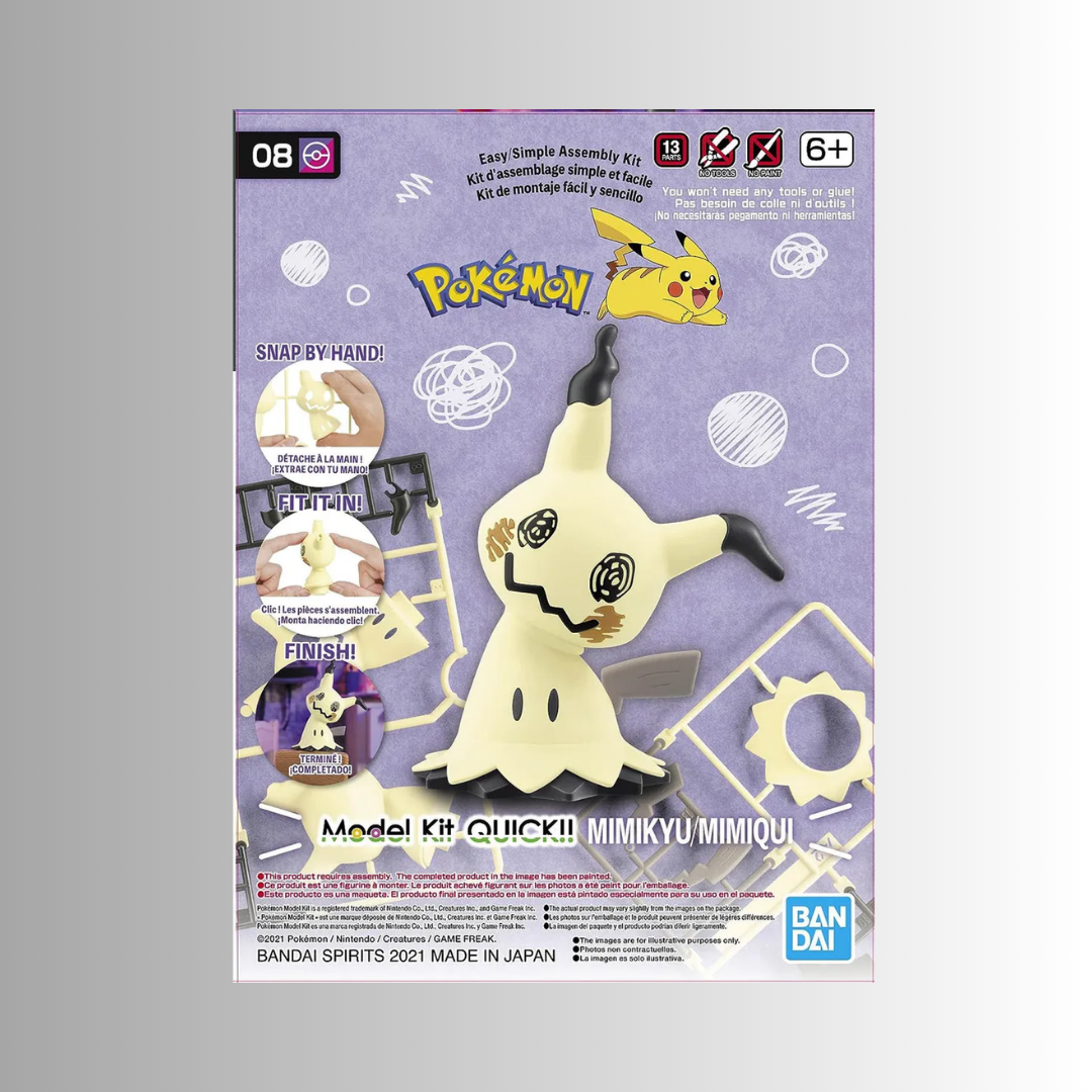 Bandai Mimikyu Quick Model Kit