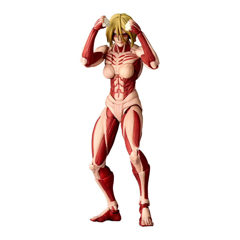 (Pre-Order) KAIYODO: Attack on Titan - Amazing Yamaguchi Female Titan Revoltech (2027 Re-release) Figure