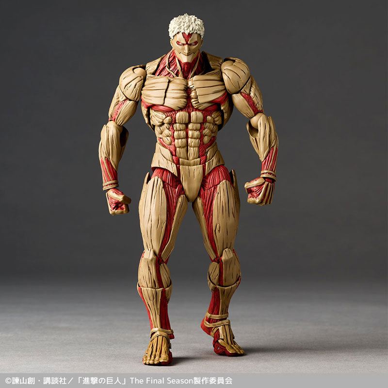 (Pre-Order) KAIYODO: Attack on Titan - Amazing Yamaguchi Armored Titan Revoltech (2027 Re-release) Figure