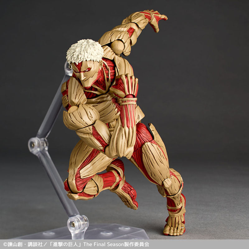 (Pre-Order) KAIYODO: Attack on Titan - Amazing Yamaguchi Armored Titan Revoltech (2027 Re-release) Figure