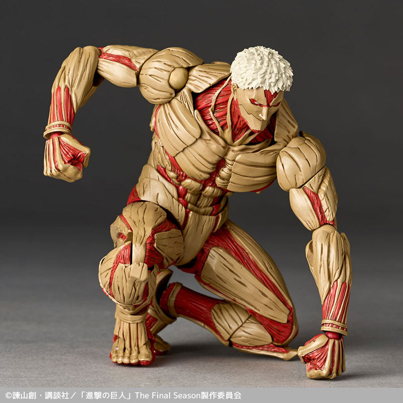 (Pre-Order) KAIYODO: Attack on Titan - Amazing Yamaguchi Armored Titan Revoltech (2027 Re-release) Figure