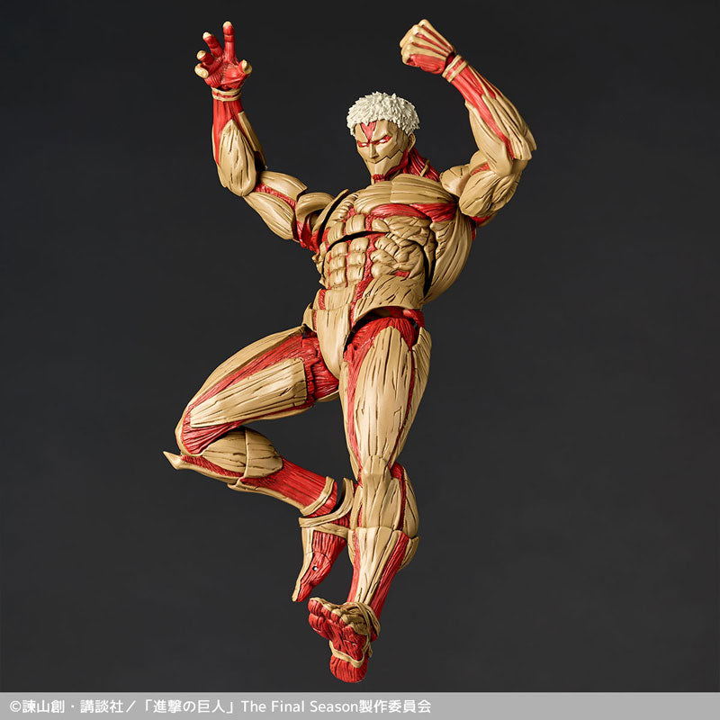 (Pre-Order) KAIYODO: Attack on Titan - Amazing Yamaguchi Armored Titan Revoltech (2027 Re-release) Figure