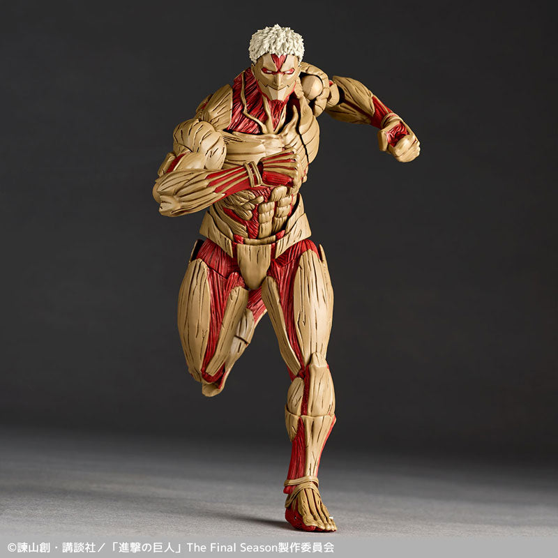 (Pre-Order) KAIYODO: Attack on Titan - Amazing Yamaguchi Armored Titan Revoltech (2027 Re-release) Figure