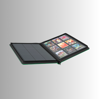 Dragonscale Z9: 9-Pocket Card Binder - Forest Green