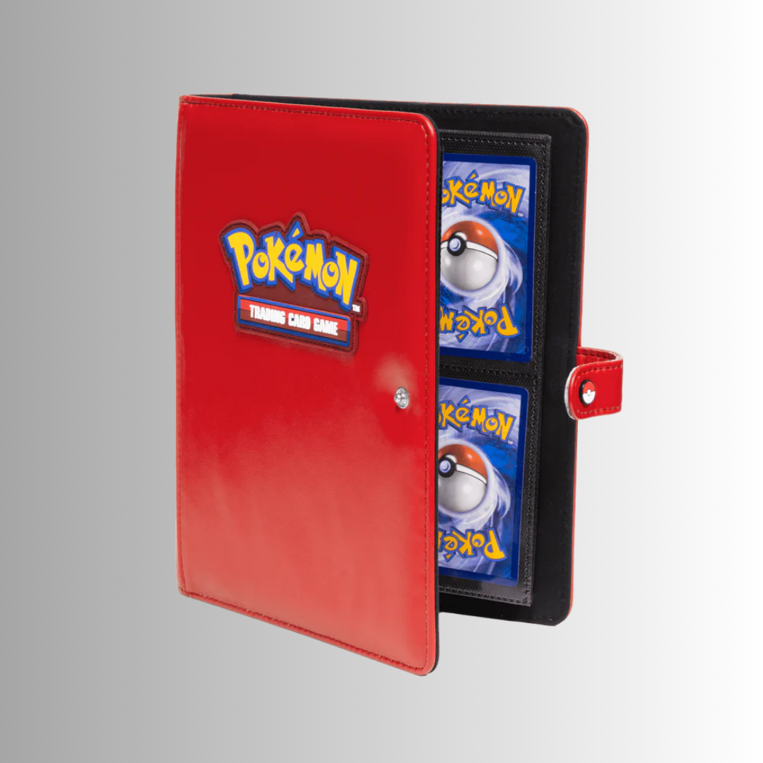 Premium Red 4-Pocket Snap Binder