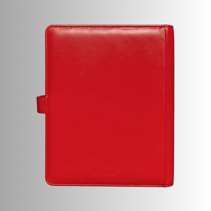 Premium Red 4-Pocket Snap Binder