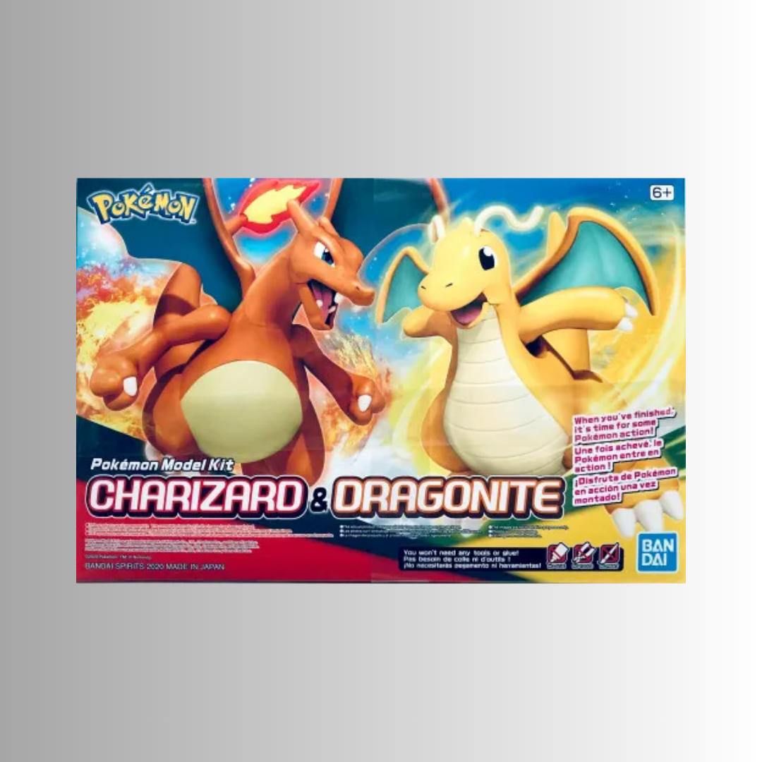 Bandai Charizard & Dragonite Model Kit