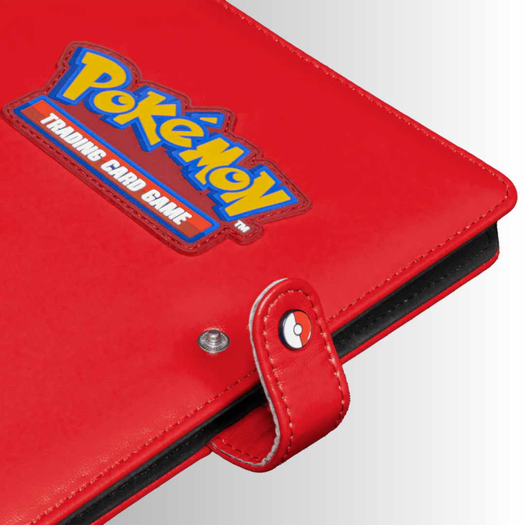 Premium Red 4-Pocket Snap Binder