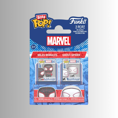 Funko Bitty Pop! Spider-Man Miles Morales and Ghost-Spider 2-Pack