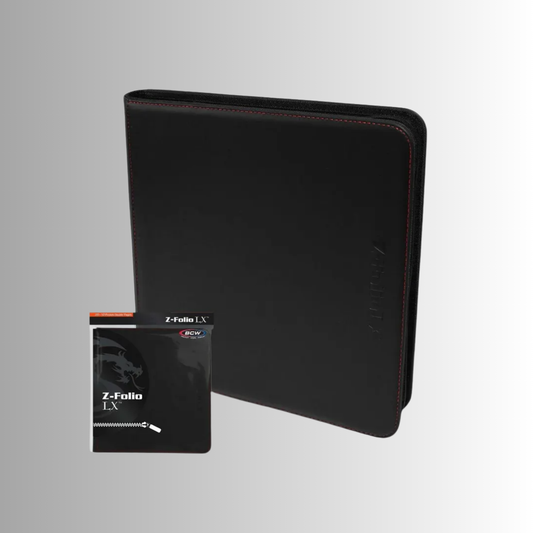 BCW Z-Folio LX Black 12-Pocket Binder