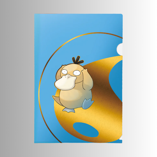 Tournament Folios featuring Psyduck, Eevee, and Dragonite