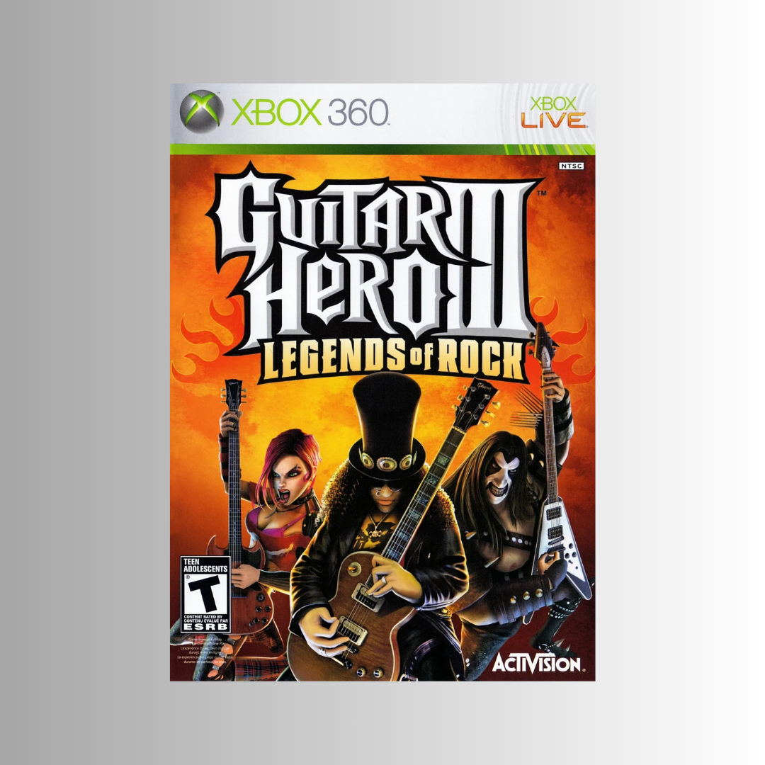 Guitar Hero III: Legends of Rock - Xbox 360