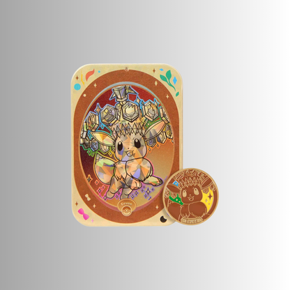 Terastal Gathering Metal Storage Tin - Eevee (S-Chinese)