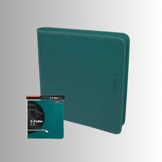 BCW Z-Folio LX Teal 12-Pocket Binder