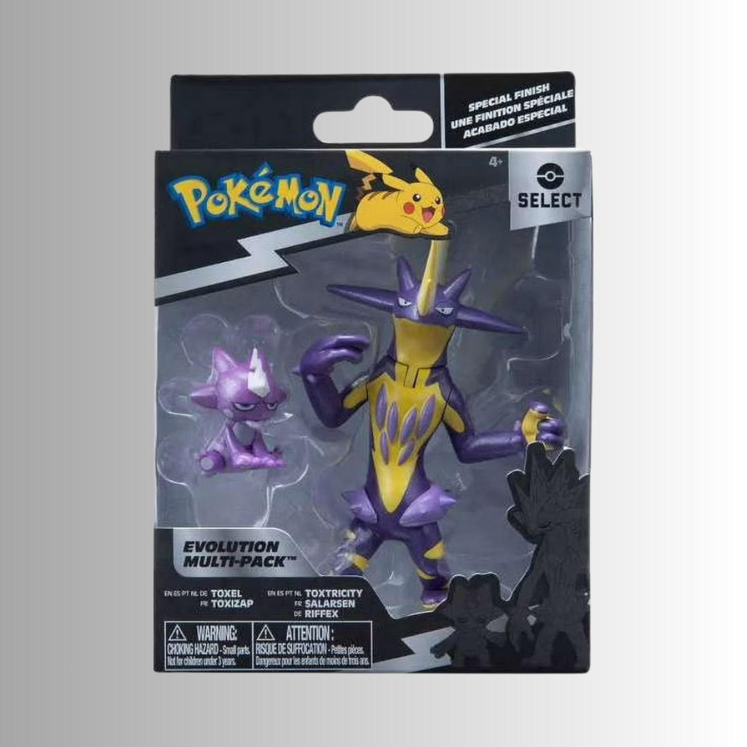 Pokémon Select Toxel/Toxtricity Evolution Multi-Pack