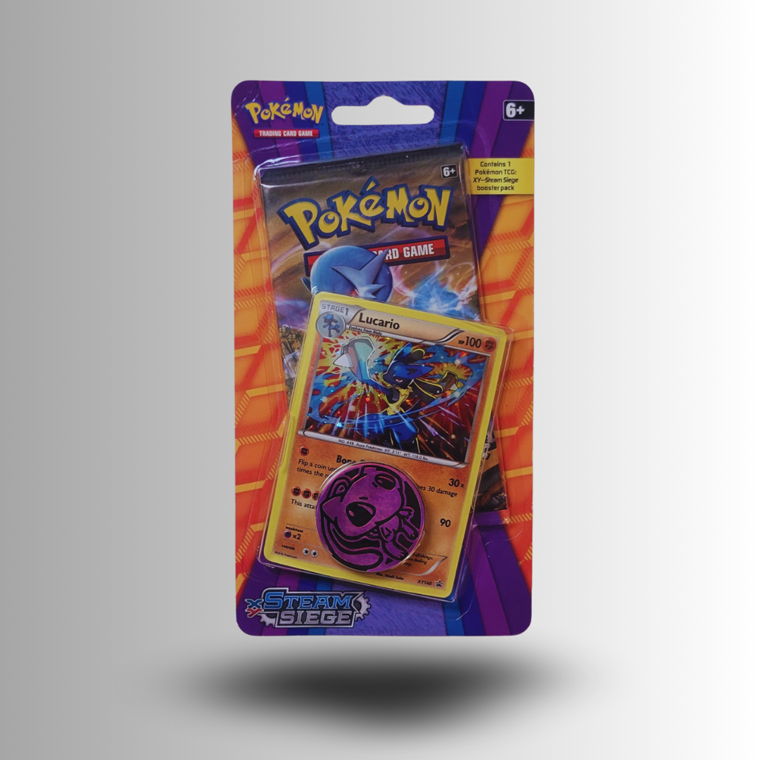 XY Steam Siege Single Pack Blister [Lucario]