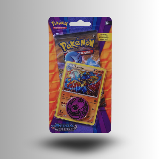 XY Steam Siege Single Pack Blister [Lucario]