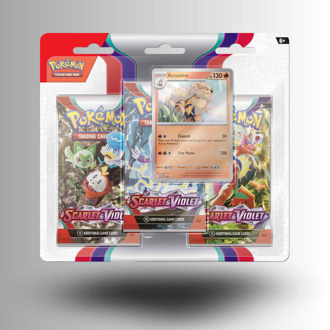 Scarlet & Violet 3-Booster Blister