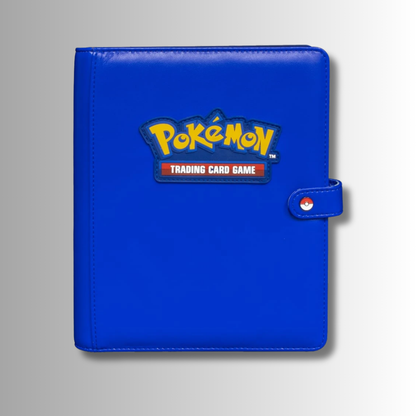 Premium Blue 4-Pocket Snap Binder