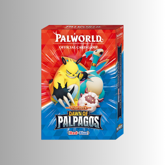 Palworld Official Card Game: Dawn of Palpagos Trail Deck (Red-Blue)